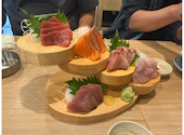【半個室あり】お刺身とドリンク399円均一　魚えもん柏店: なかさんさんの2026年05月の1枚目の投稿写真