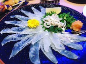 カワハギのうす造り