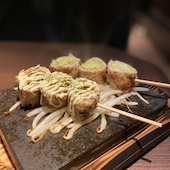 はかた野菜巻き串 きばくもん 名駅店: 鉄道王さんの2020年02月28日の1枚目の投稿写真