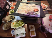 【おすすめ】韓国料理20種付き 生サムギョプサル食べ放題 ビビサム 池袋東口店: あかりさんの2024年03月の1枚目の投稿写真