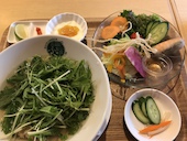 野菜のフォーと天ぷらのセット
