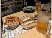 串カツと鶏皮串 うまいもん 小倉 タコハイ88円 生ビール299円: りんださんの2026年05月08日の1枚目の投稿写真