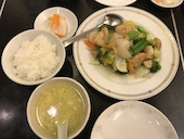 海老と野菜の炒め物