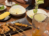199円生ビールと絶品焼き鳥 居酒屋 「三代目」鳥メロ 尾張一宮東口駅前店: よてぃやんさんの2024年07月の1枚目の投稿写真