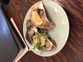 酒蒸し、素焼きカキ