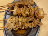 串カツと鶏皮串 うまいもん 小倉 タコハイ88円 生ビール299円: ポキさんの2026年05月05日の1枚目の投稿写真