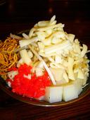 ■もちチーズもんじゃ■ベビースター入り。