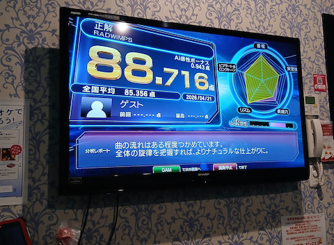 ビッグエコー BIG ECHO ベガロポリス西多賀店: はるちゃんさんの2026年04月21日の1枚目の投稿写真