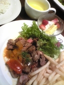 仔羊の網焼き　ラタトゥユソース