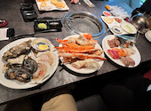 海鮮ブッフェダイニング 銀座八芳 新宿店: てつさんの2026年04月20日の1枚目の投稿写真