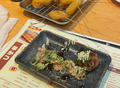 大阪名物　串カツ　たこ焼き　たこやき王子　難波道頓堀店: なるやんさんの2025年05月の1枚目の投稿写真