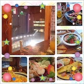 お料理とお店からの風景