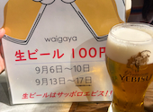 普段着ワイン酒場 ワイガヤ: こまつさんの2026年09月11日の1枚目の投稿写真