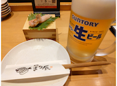 生ビール190円 マグロに本気の寿司酒場 まる辰 金山駅店: よるくんさんの2025年11月07日の1枚目の投稿写真