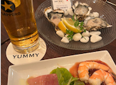 牡蠣食べ放題×飲み放題SEAFOOD＆ROASTBEEF　YUMMY ヤミー大宮一番街店: まりあさんの2024年12月の1枚目の投稿写真