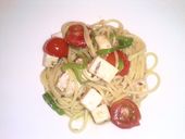 カジキとトマトのスパゲッティーニ・・・？（正式名称失念；；）