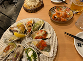 牡蠣 寿司 海鮮 土鍋ご飯 居酒屋 #カキもビールも生がスキ。天神大名店: たかえさんの2025年01月14日の1枚目の投稿写真
