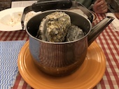 牡蠣のやかん蒸し10個くらい入っていたと思います。