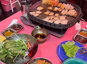 韓国料理×食べ放題 サムギョプサルとフライドチキン スリスリマスリ 梅田店: 姫ちゃんさんの2023年08月の1枚目の投稿写真