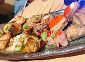 個室 野菜巻き串と焼き鳥 博多巻きんしゃい 梅田茶屋町店: ゆりちゃんさんの2026年08月15日の1枚目の投稿写真