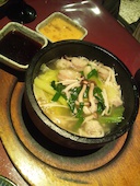 石焼丸。丸腸が使われているので、すごく美味しいです。  