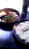 Rojiura Curry SAMURAI. 路地裏カリィ侍. 平岸店: 蜂蜜（・Θ・）蜜柑さんの2010年05月18日の2枚目の投稿写真