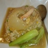 フカヒレ姿煮あんかけチャーハン 
