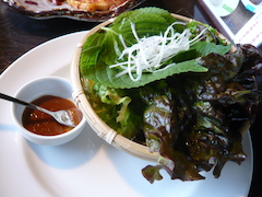 焼肉菜包 朴然 厚別店 厚別店 焼肉 ホルモン の口コミ 包み菜セット ホットペッパーグルメ